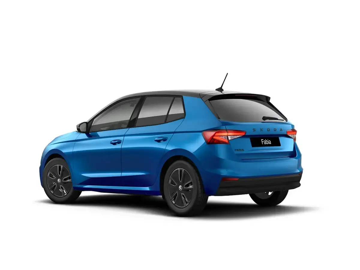 Usata Skoda Fabia 80 CV (58 kW) 2025 Blu race metallizzato nero tulipano perlato Utilitaria