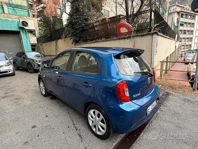 Usata Nissan Micra Acenta 80 CV (58 kW) 2013 Blu Utilitaria