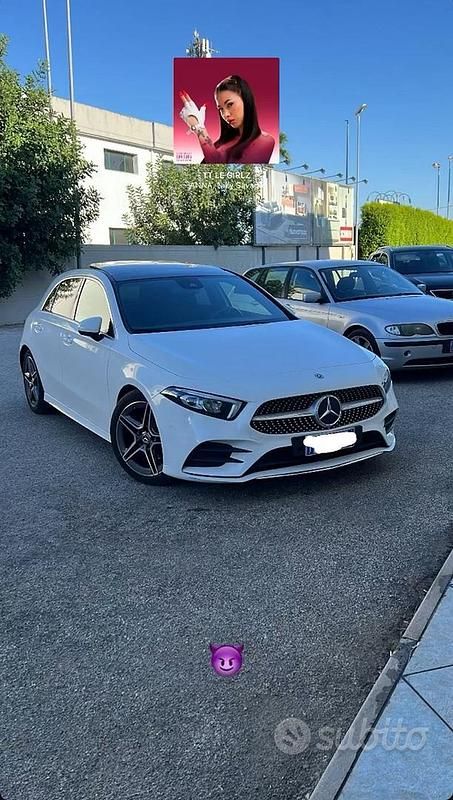Usata Mercedes A180 136 CV (100 kW) 2018 Bianco Berlina