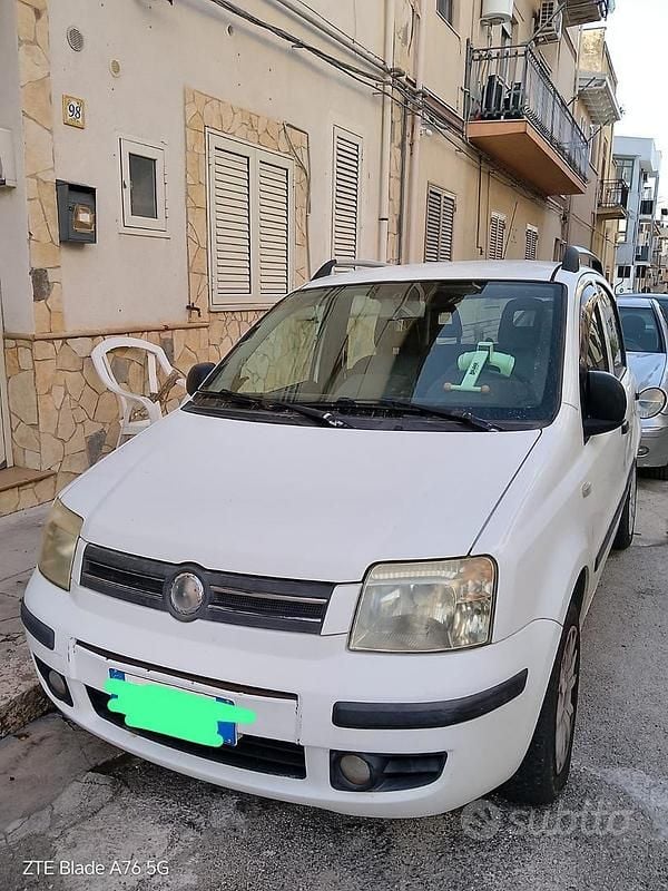Usata Fiat Panda 2007 Bianco Utilitaria