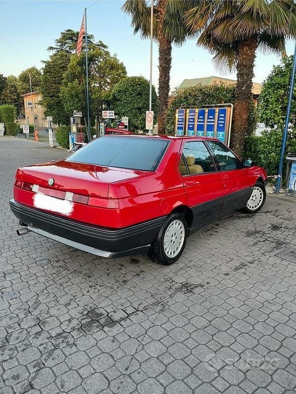 Usata Alfa Romeo 164 188 CV (138 kW) 1988 Rosso Berlina