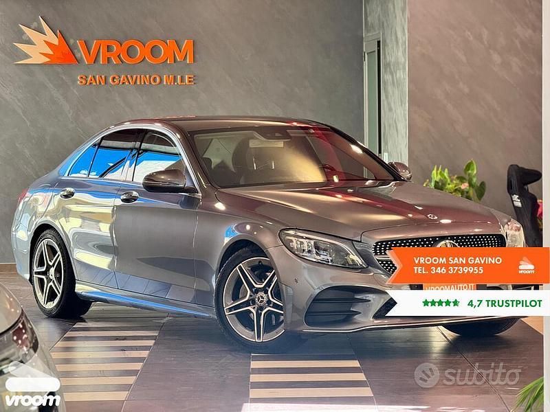 Usata Mercedes C220 Premium 194 CV (142 kW) 2019 Beige Berlina