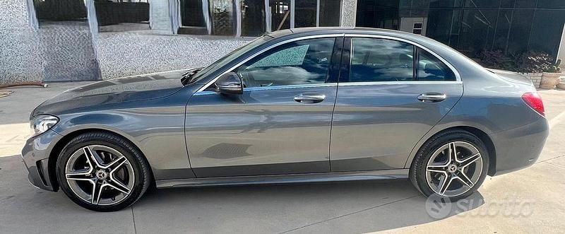 Usata Mercedes C220 136 CV (100 kW) 2019 Grigio Berlina