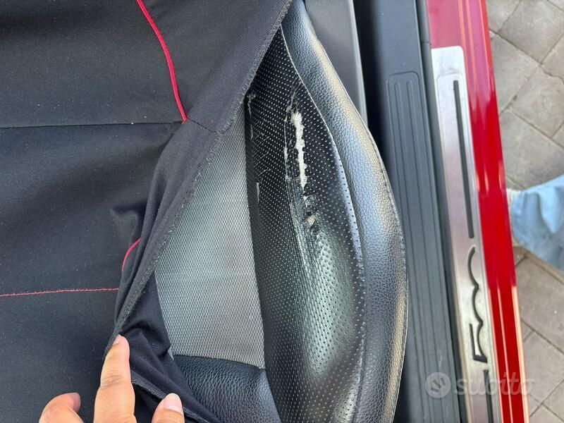 Usata Fiat 500 100 CV (73 kW) 2009 Rosso Utilitaria