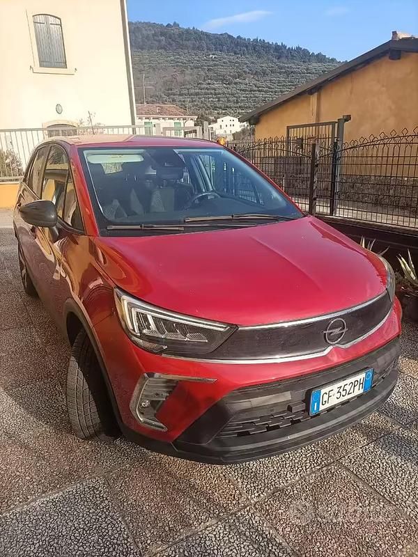 Usata Opel Crossland X Edition 110 CV (80 kW) 2021 Rosso SUV
