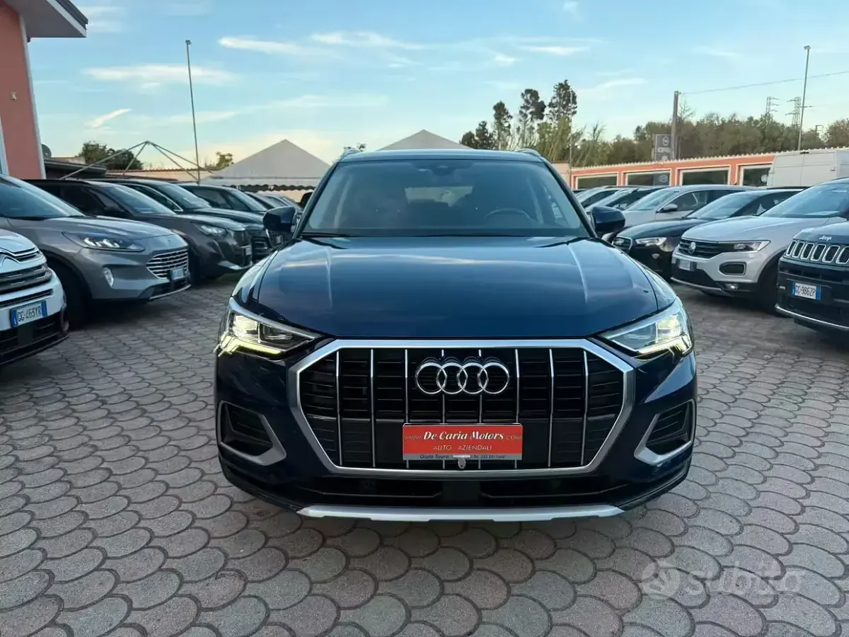 Usata Audi Q3 Advanced Plus 150 CV (110 kW) 2020 Blu SUV
