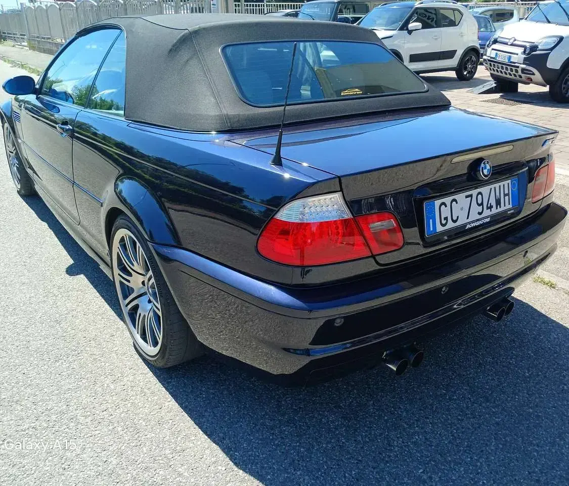 Usata BMW M3 343 CV (252 kW) 2002 Blu/azzurro Cabrio
