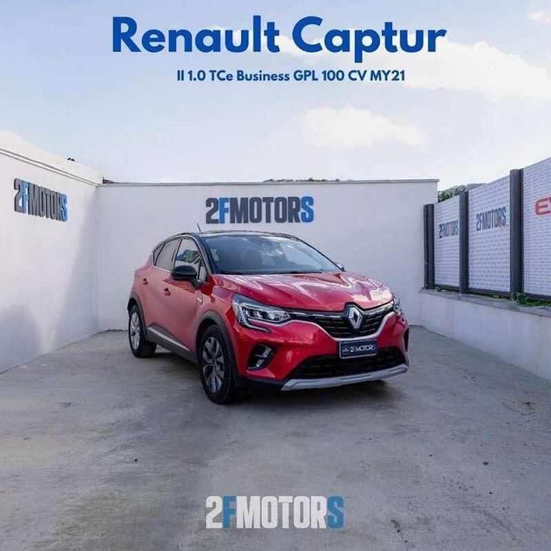 Usata Renault Captur Business 101 CV (74 kW) 2022 Rosso SUV