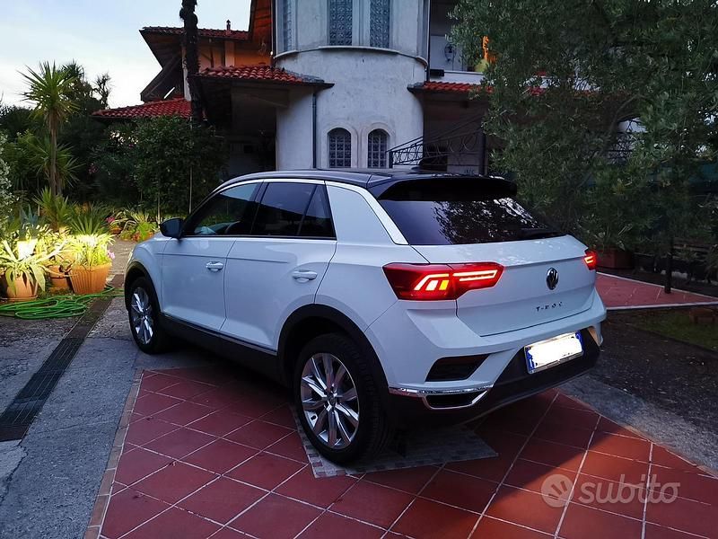 Usata VW T-Roc Advance 116 CV (85 kW) 2019 Bianco SUV