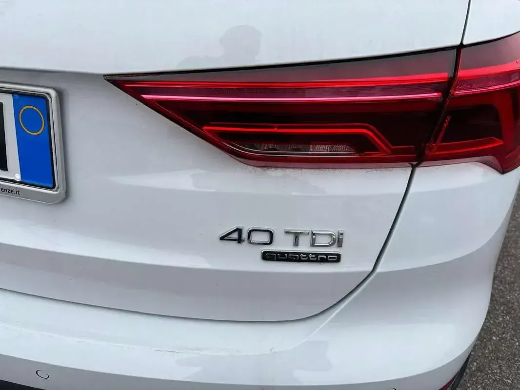 Usata Audi Q3 Advanced 190 CV (139 kW) 2019 Bianco SUV