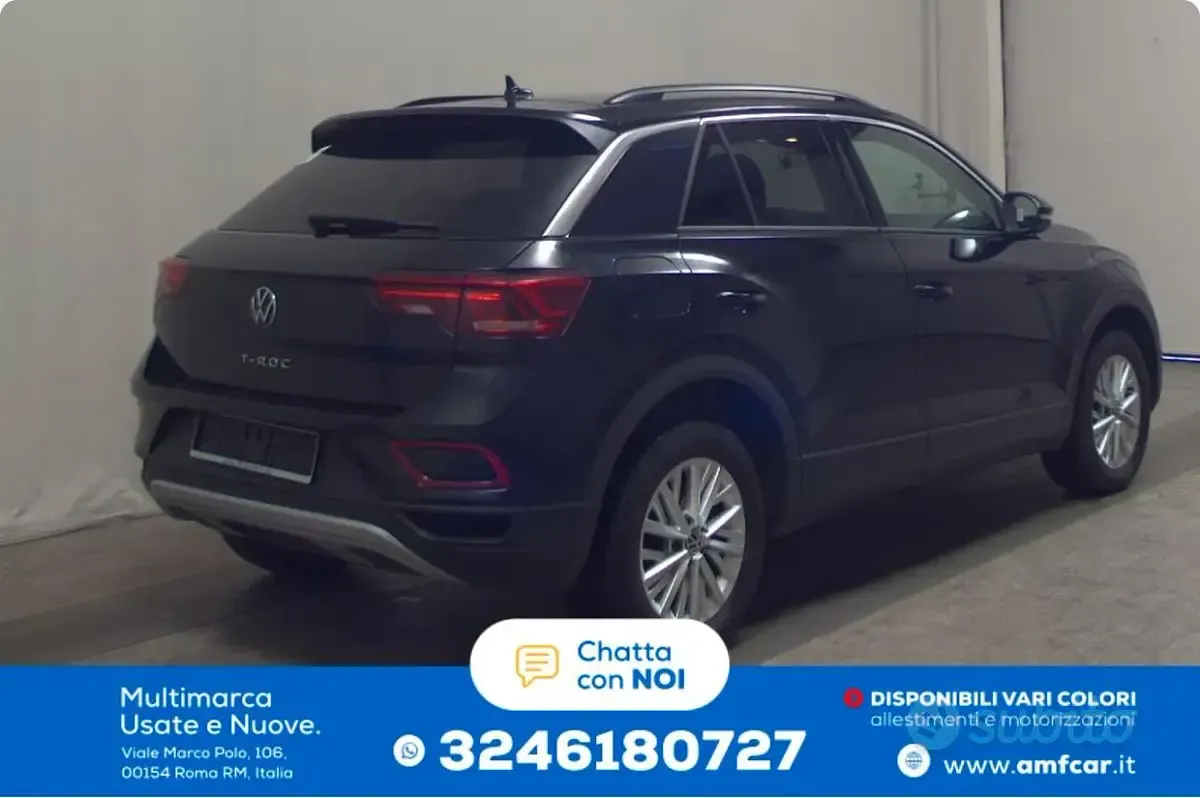 Usata VW T-Roc Life 116 CV (85 kW) 2025 Nero SUV