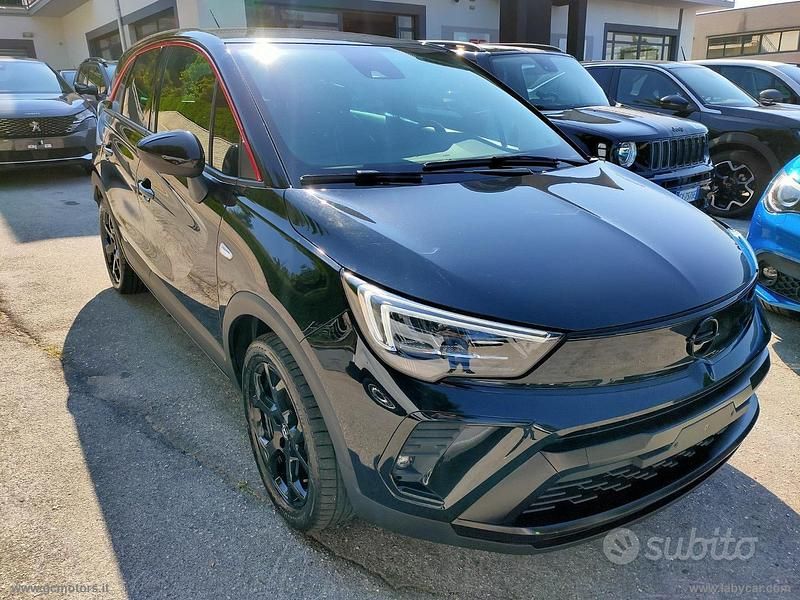 Usata Opel Crossland X GS Line 110 CV (80 kW) 2022 Nero SUV