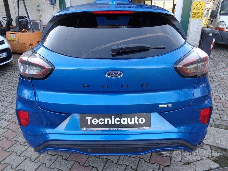 Usata Ford Puma ST-Line X 125 CV (91 kW) 2020 Desert island blue metallizzato SUV