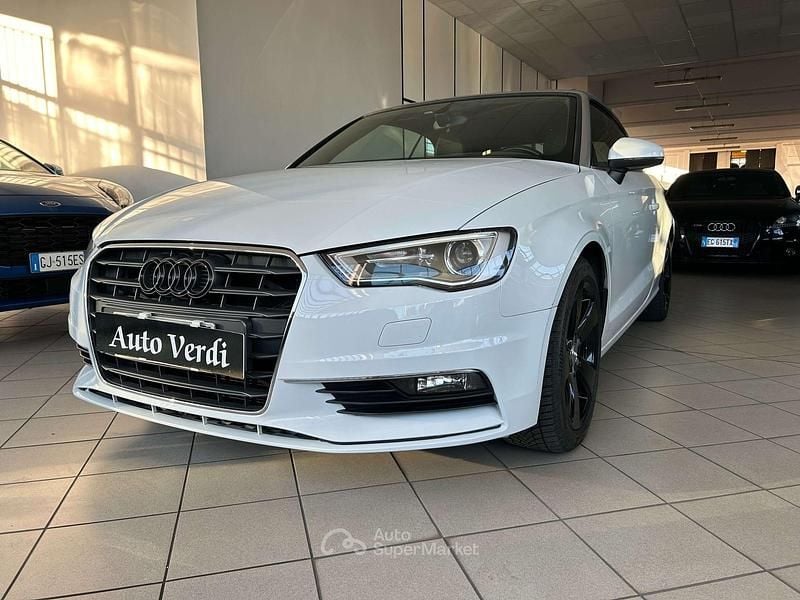 Usata Audi A3 Cabriolet Ambition 150 CV (110 kW) 2015 Bianco Cabrio
