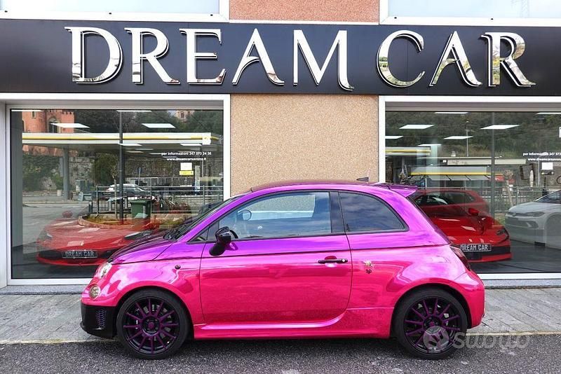 Usata Abarth 595 Competizione 180 CV (132 kW) 2019 Rosa metallizzato Utilitaria