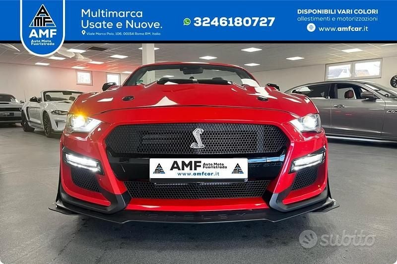 Usata Ford Mustang Premium 310 CV (228 kW) 2022 Rosso Cabrio