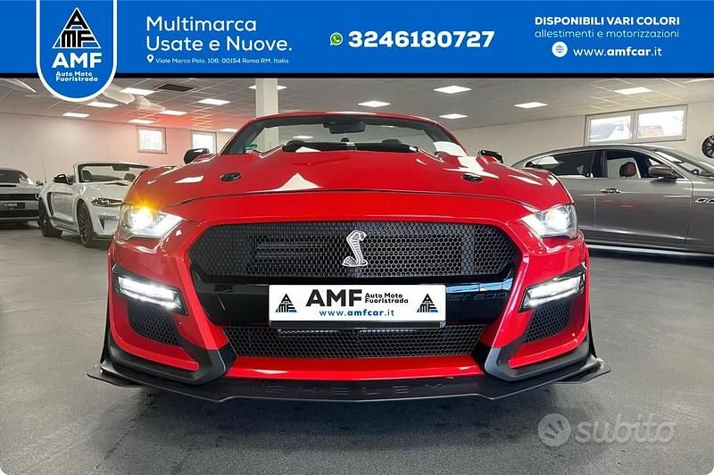 Usata Ford Mustang Premium 314 CV (230 kW) 2022 Rosso Cabrio