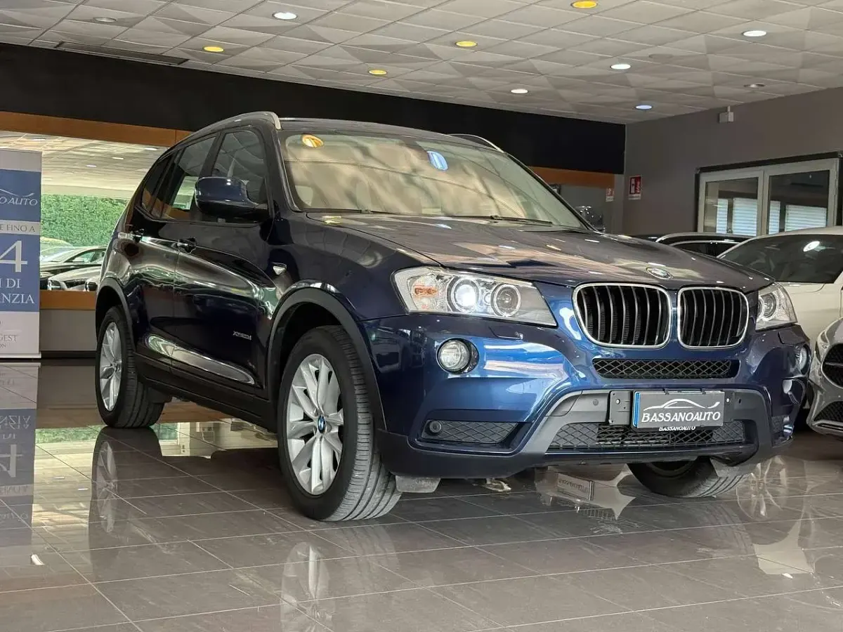 Usata BMW X3 184 CV (135 kW) 2012 Blu/azzurro SUV