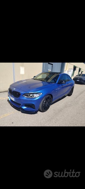 Usata BMW M235 M Performance 400 CV (294 kW) 2014 Blu Coupé