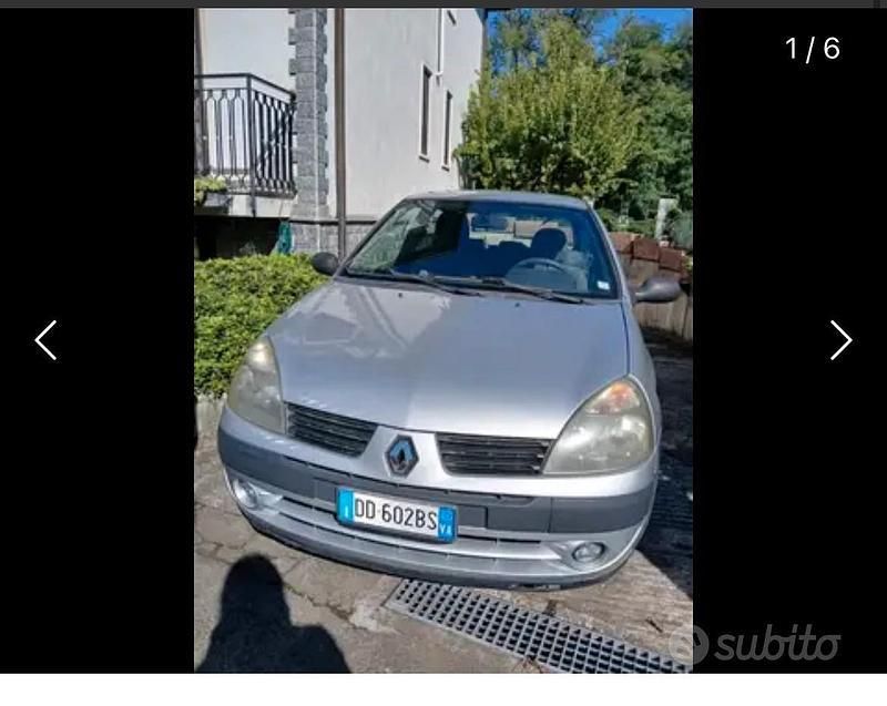 Usata Renault Clio II 75 CV (55 kW) 2006 Grigio Utilitaria