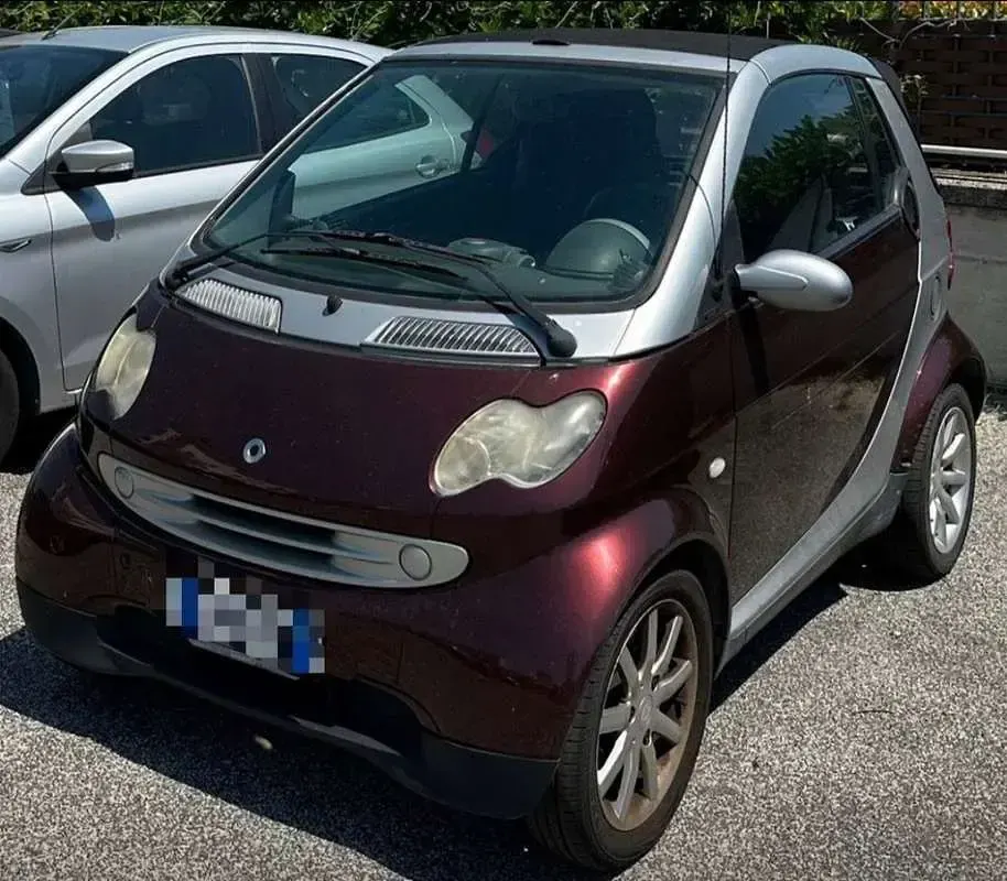 Usata Smart ForTwo Cabrio Passion 61 CV (44 kW) 2006 Rosso Cabrio
