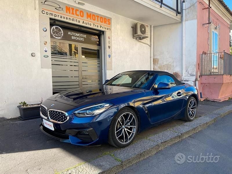Usata BMW Z4 Sport Line 197 CV (144 kW) 2019 Blu Cabrio