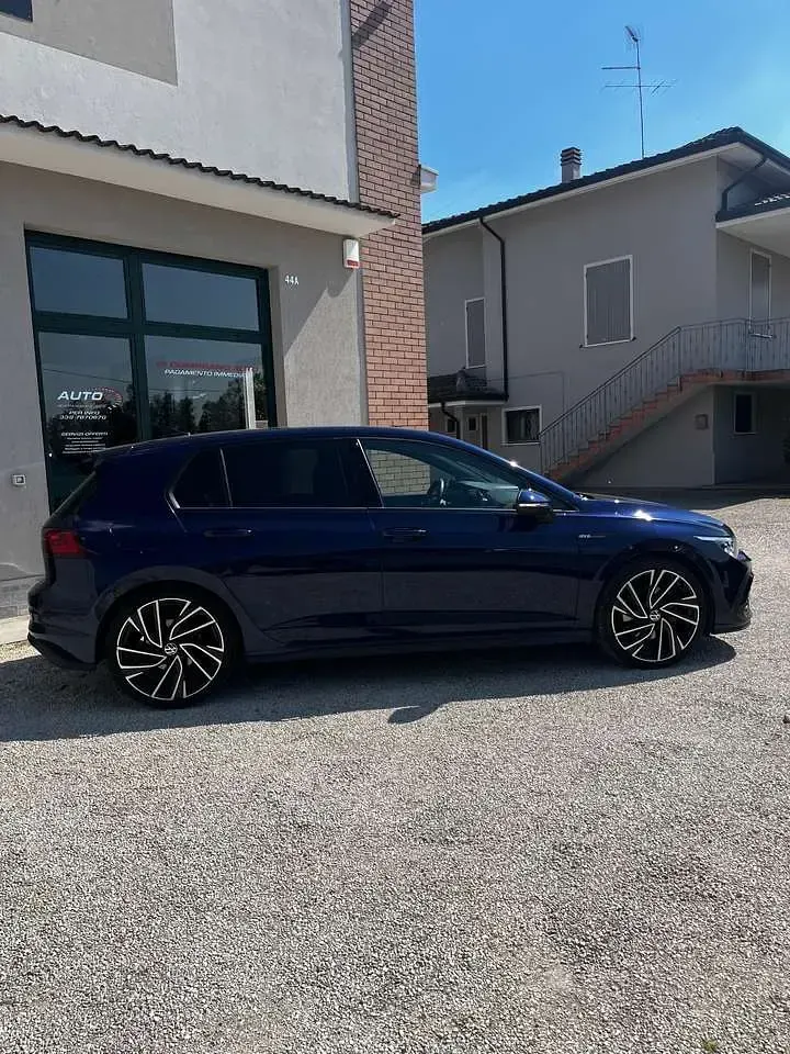 Usata VW Golf VII GTD 200 CV (147 kW) 2021 Blu/azzurro Utilitaria