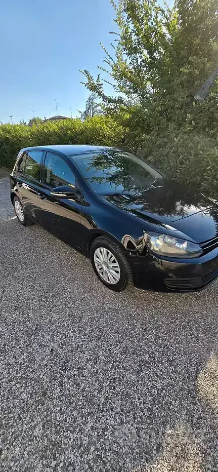Usata VW Golf VI United 80 CV (58 kW) 2011 Nero Berlina