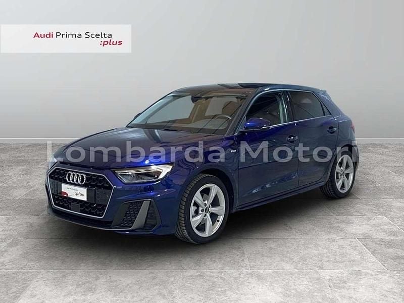 Blu navarra metallizzato grigi Usata 2024 Audi A1 Sportback S-Line Due volumi | 28.300 € (Buon prezzo) - Immagine 1/4