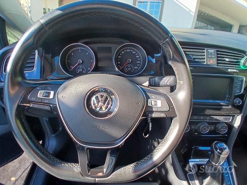 Usata VW Golf VII 150 CV (110 kW) 2013 Nero Berlina