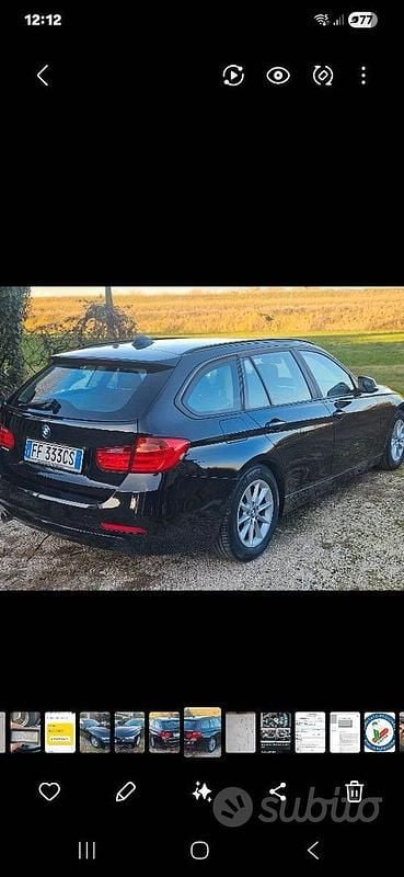Usata BMW 320 184 CV (135 kW) 2014 Nero Station wagon