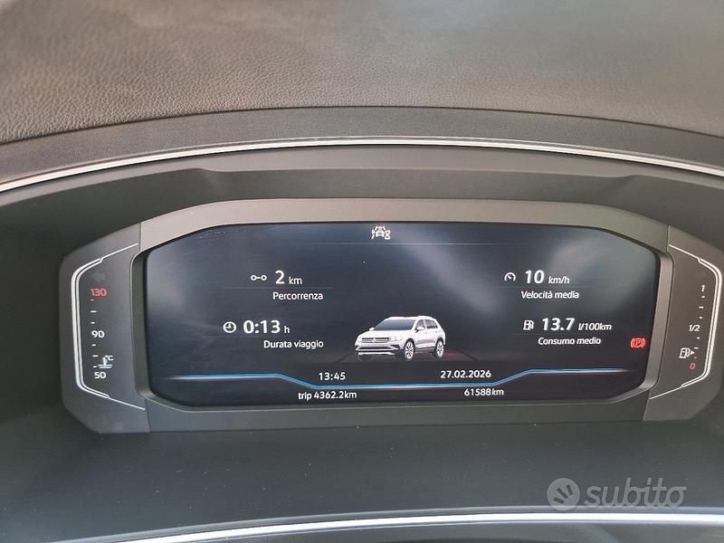 Usata VW Tiguan Elegance 150 CV (110 kW) 2020 Verde SUV
