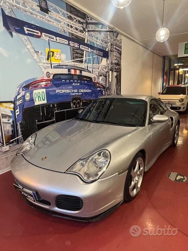 Usata Porsche 996 Turbo 420 CV (308 kW) 2001 Grigio Coupé