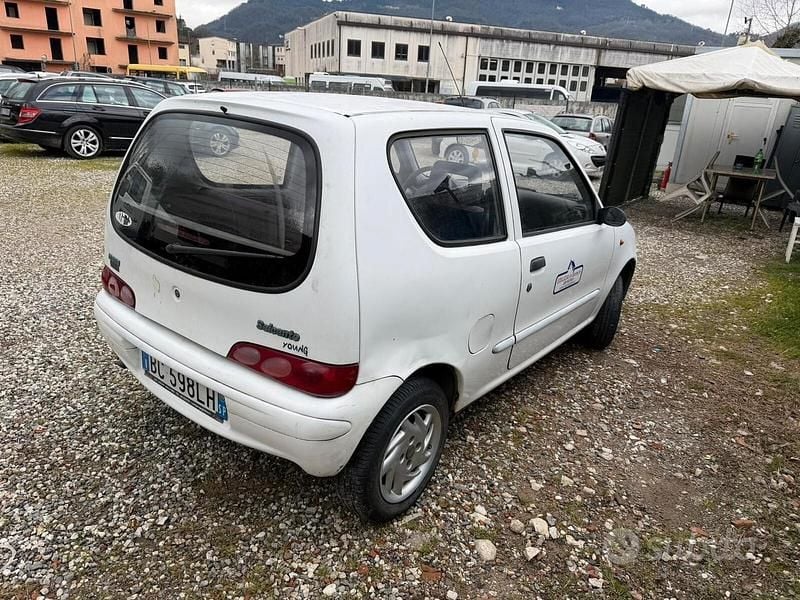 Usata Fiat Seicento 39 CV (28 kW) 1999 Bianco Utilitaria