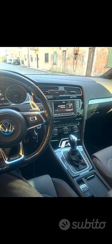 Usata VW Golf VII R-line 115 CV (84 kW) 2015 Bianco Berlina