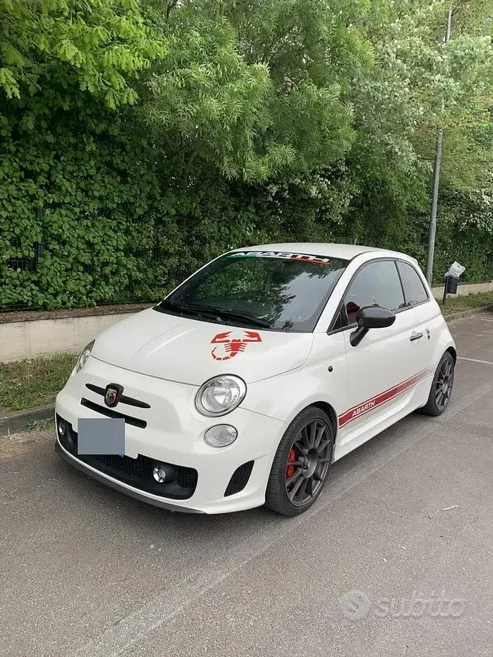 Usata Fiat 500 Abarth 135 CV (99 kW) 2008 Bianco Berlina
