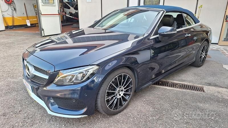 Usata Mercedes C220 Executive 169 CV (124 kW) 2018 Blu Cabrio
