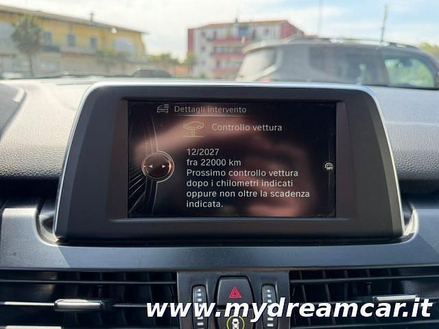 Usata BMW 218 Gran Tourer Sport Line 149 CV (109 kW) 2016 Grigio scuro Monovolume