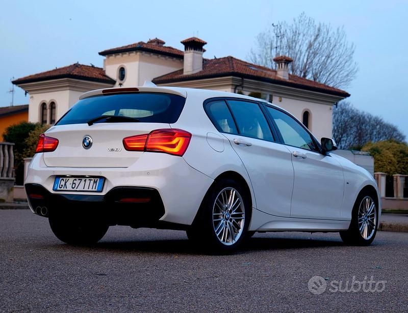 Usata BMW 120 M Sport 183 CV (134 kW) 2019 Bianco Utilitaria