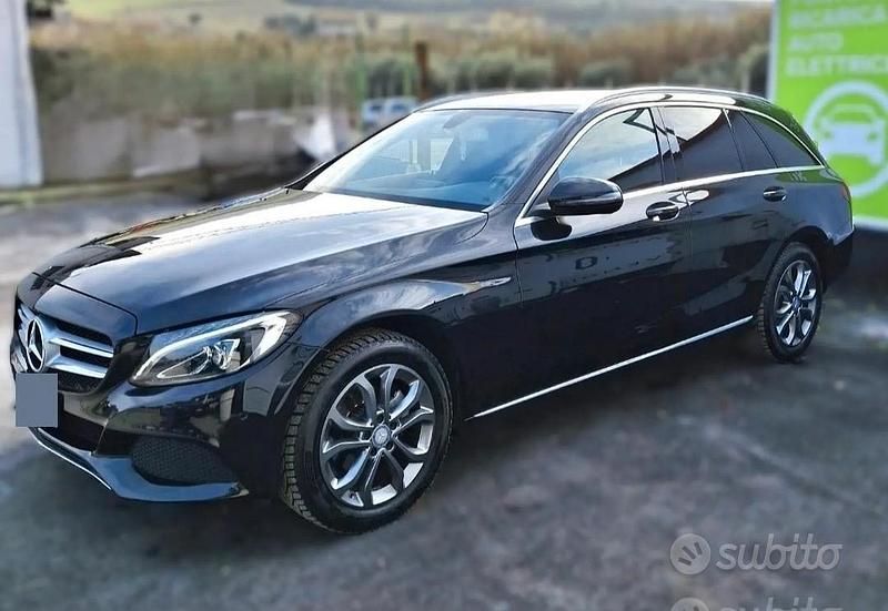 Usata Mercedes C180 136 CV (100 kW) 2016 Nero Station wagon