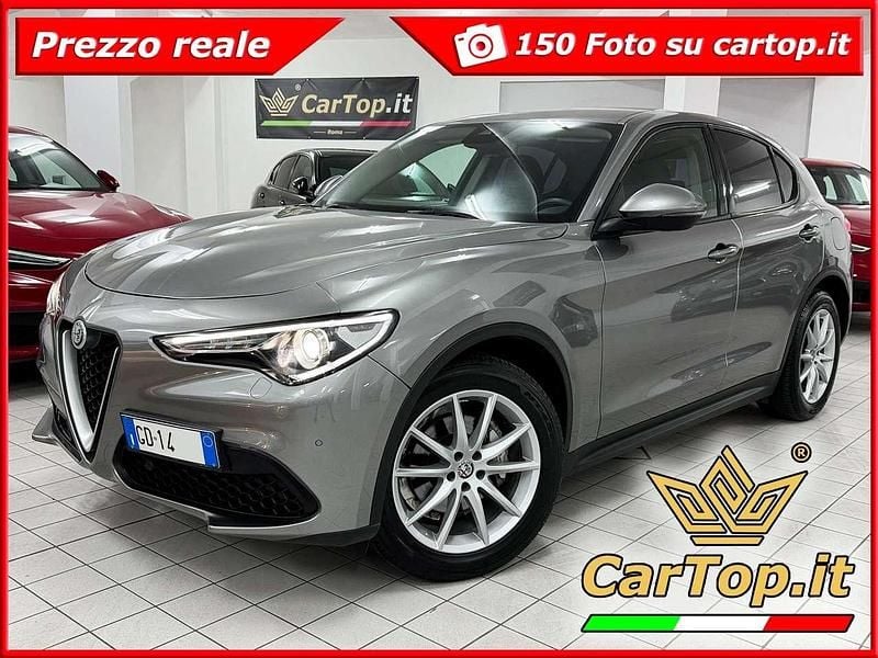 Grigio stromboli Usata 2021 Alfa Romeo Stelvio Executive SUV | 24.890 € (Buon prezzo) - Immagine 1/4
