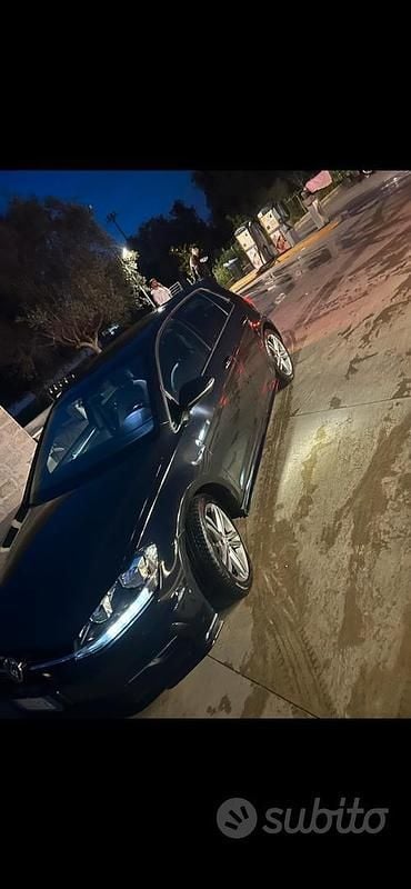 Usata VW Golf VII R-line 115 CV (84 kW) 2018 Nero Berlina