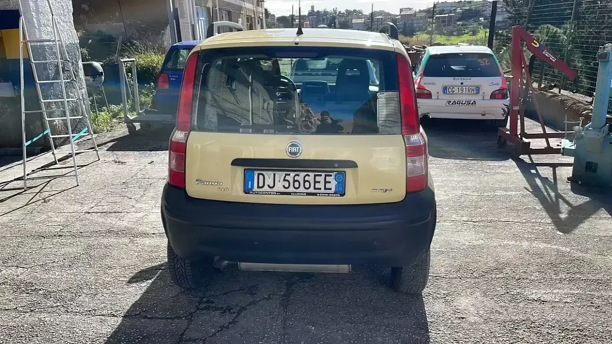 Usata Fiat Panda 4x4 Dynamic 69 CV (50 kW) 2007 Giallo Utilitaria