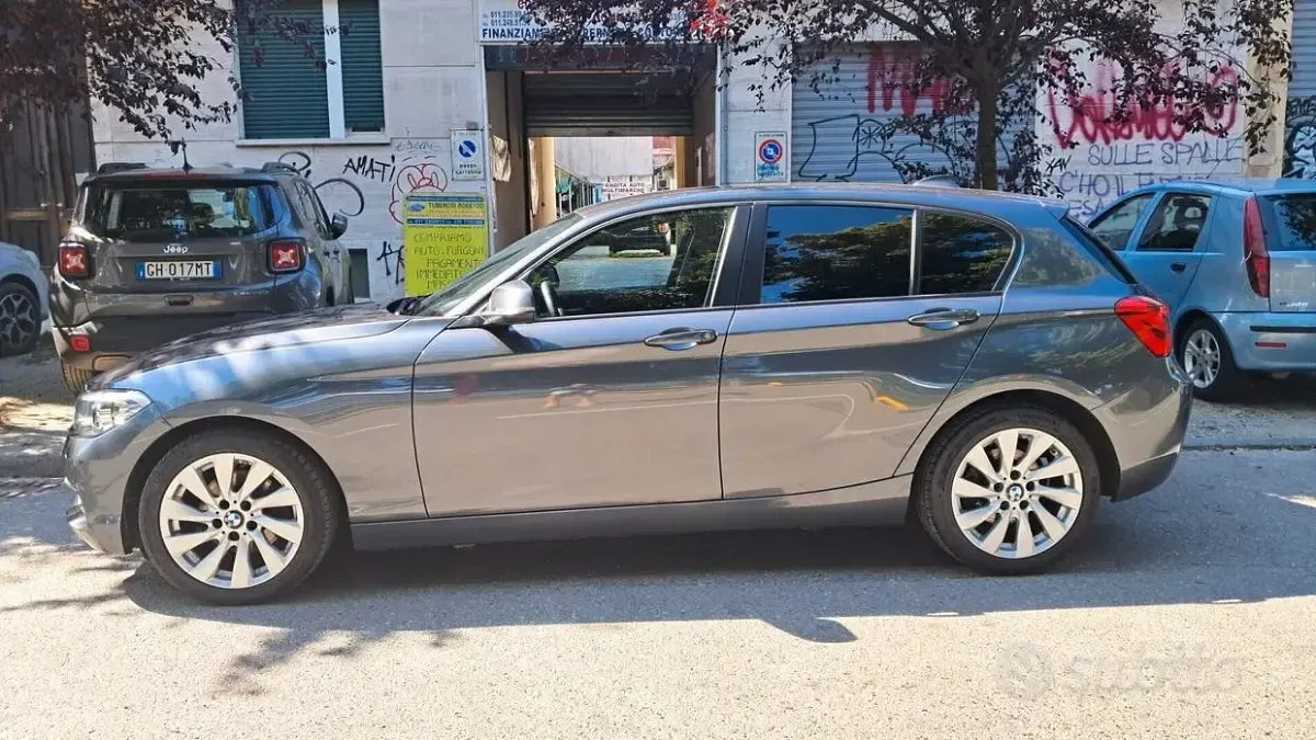Usata BMW 118 Sport Line 150 CV (110 kW) 2017 Grigio Berlina