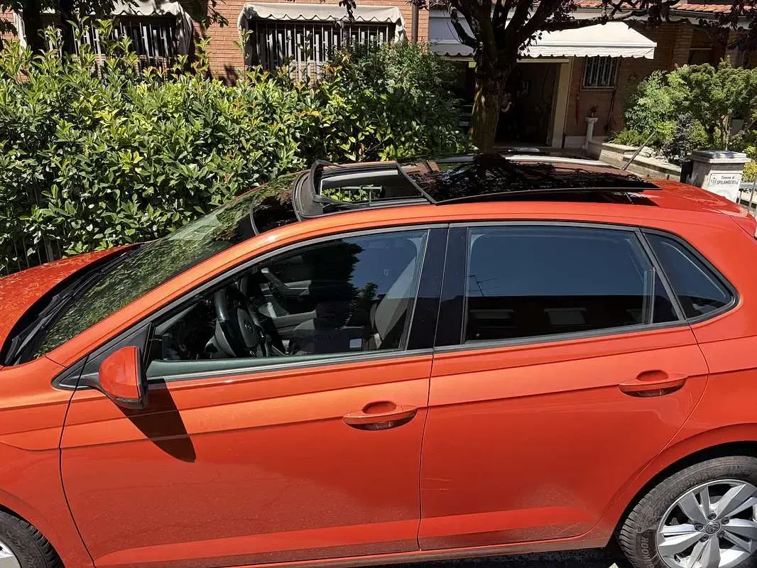 Usata VW Polo Comfortline 95 CV (69 kW) 2019 Arancione Utilitaria