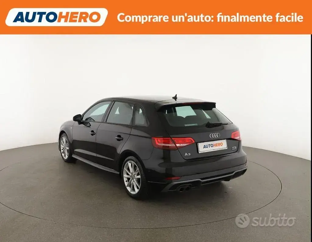 Usata Audi A3 190 CV (139 kW) 2017 Nero Berlina