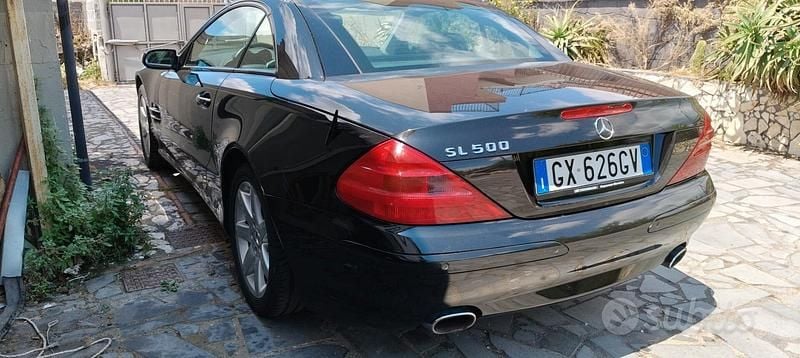 Usata Mercedes SL500 AMG 305 CV (224 kW) 2005 Nero Cabrio