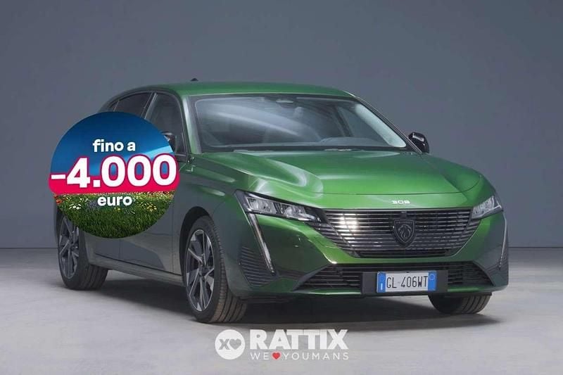 Usata Peugeot 308 Allure 131 CV (96 kW) 2022 Verde olivine Berlina