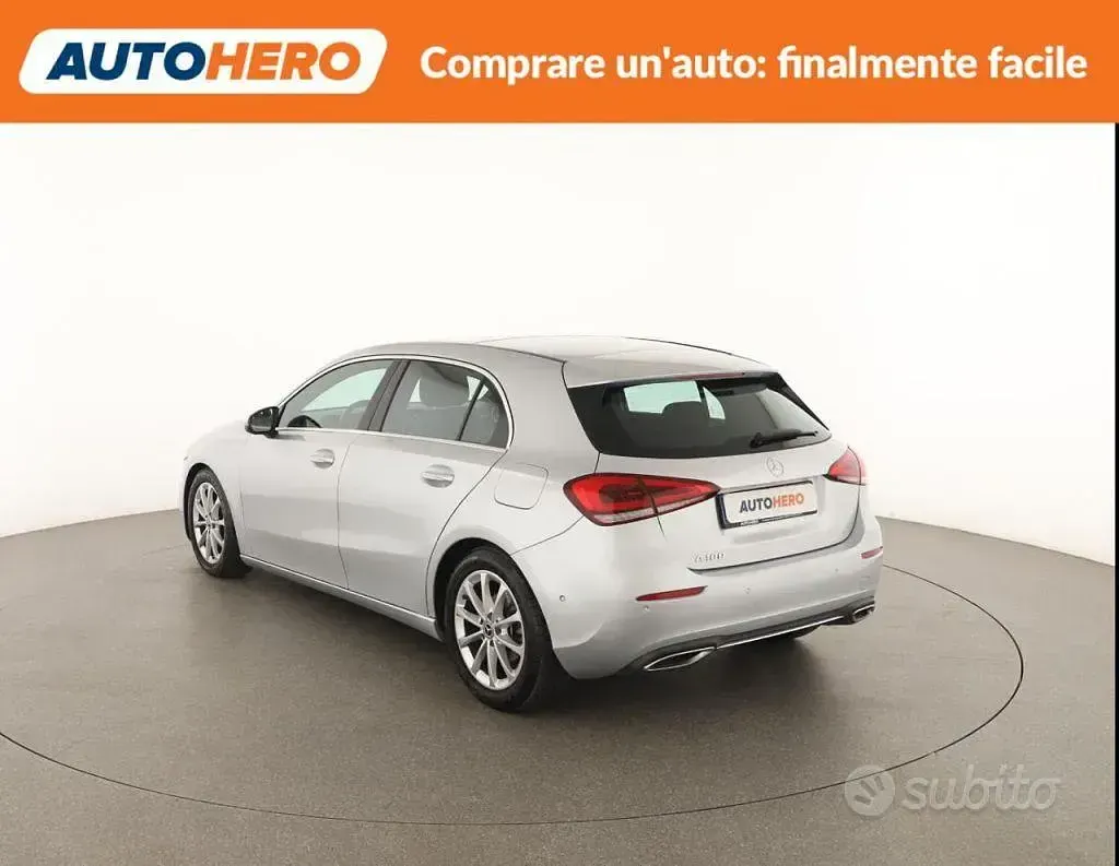 Usata Mercedes A180 Progressive 136 CV (100 kW) 2019 Grigio Berlina