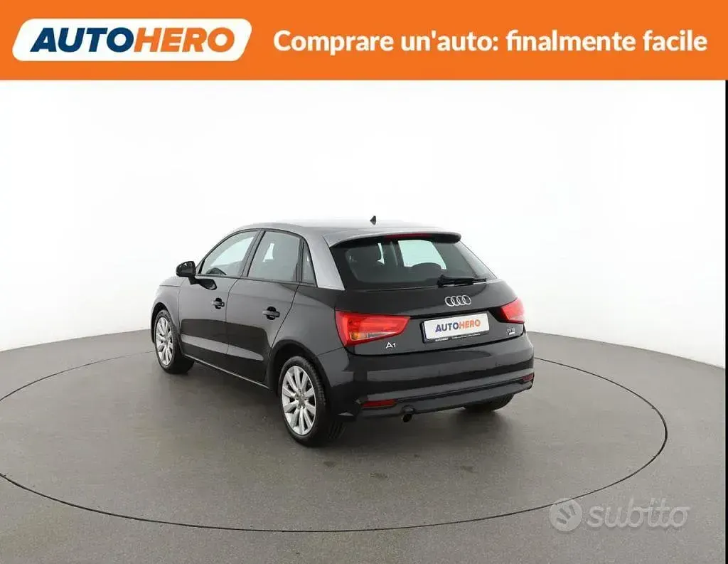 Usata Audi A1 95 CV (69 kW) 2016 Nero Utilitaria